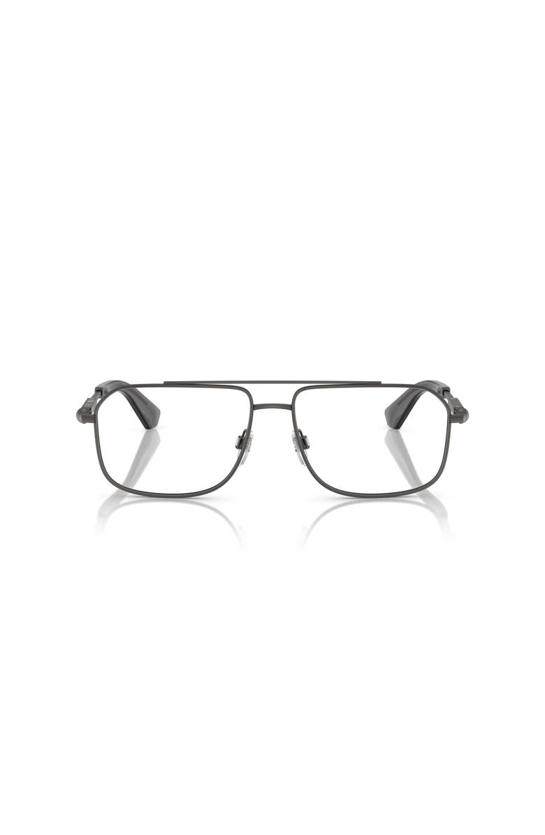 Burberry 58mm Rectangle optical glasses, Alternate, color, Grey