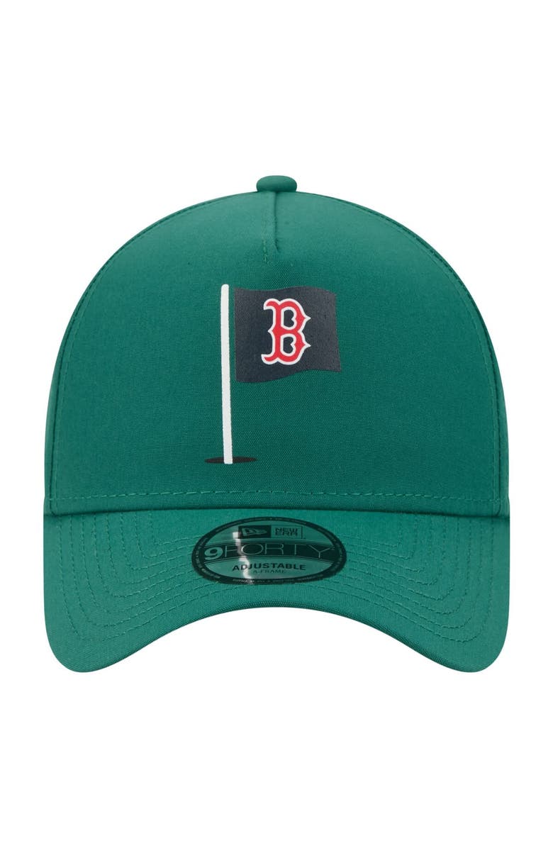New Era Men's New Era Green Boston Red Sox Pin Seeker 9FORTY A-Frame Adjustable Hat, Alternate, color,