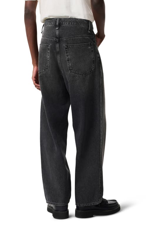 Rag & Bone Rb Baggy Authentic Rigid Straight Leg Jeans In Z/dnuonyx