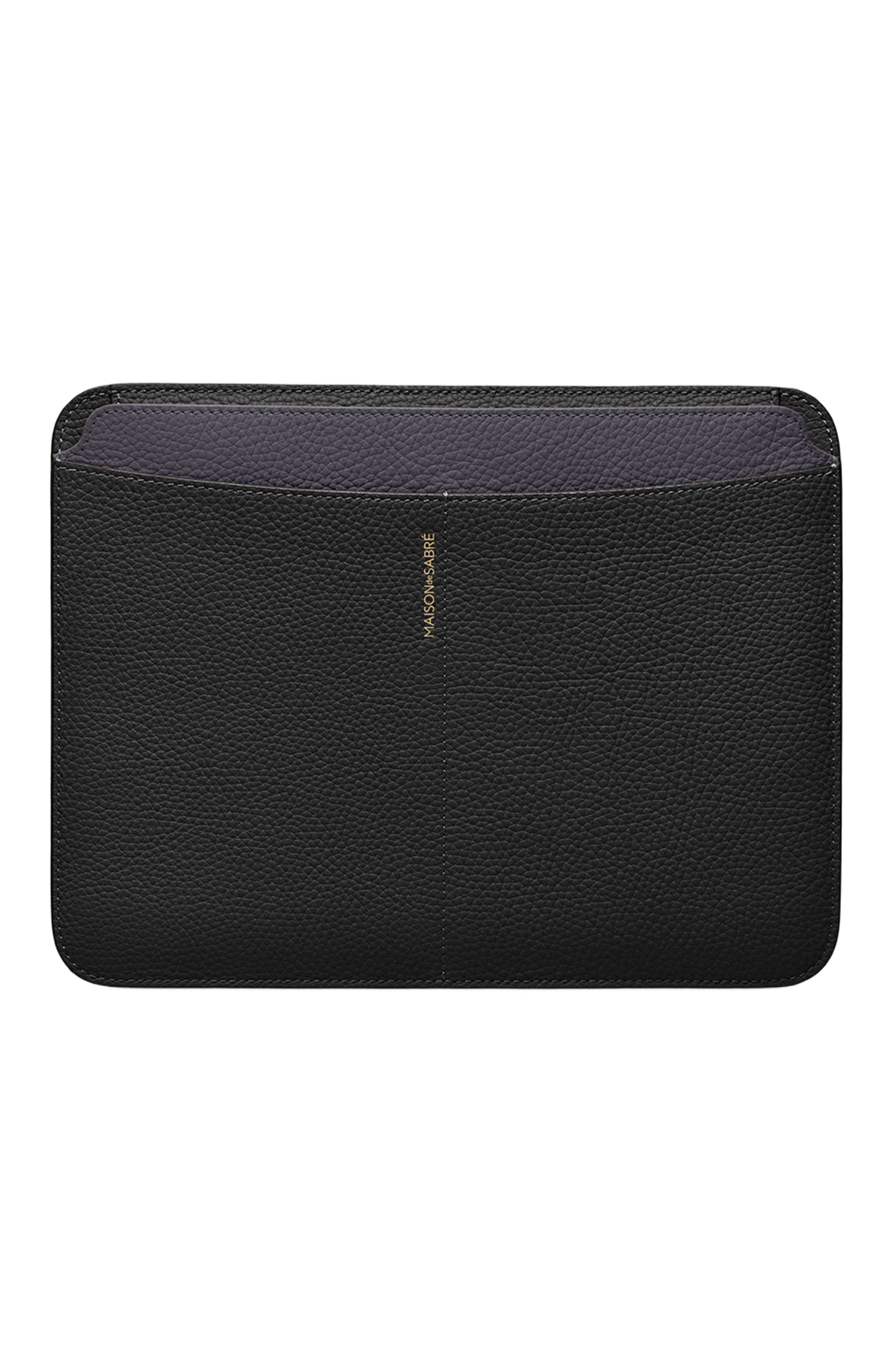 MAISON de SABRÉ Leather iPad Case, Main, color, 