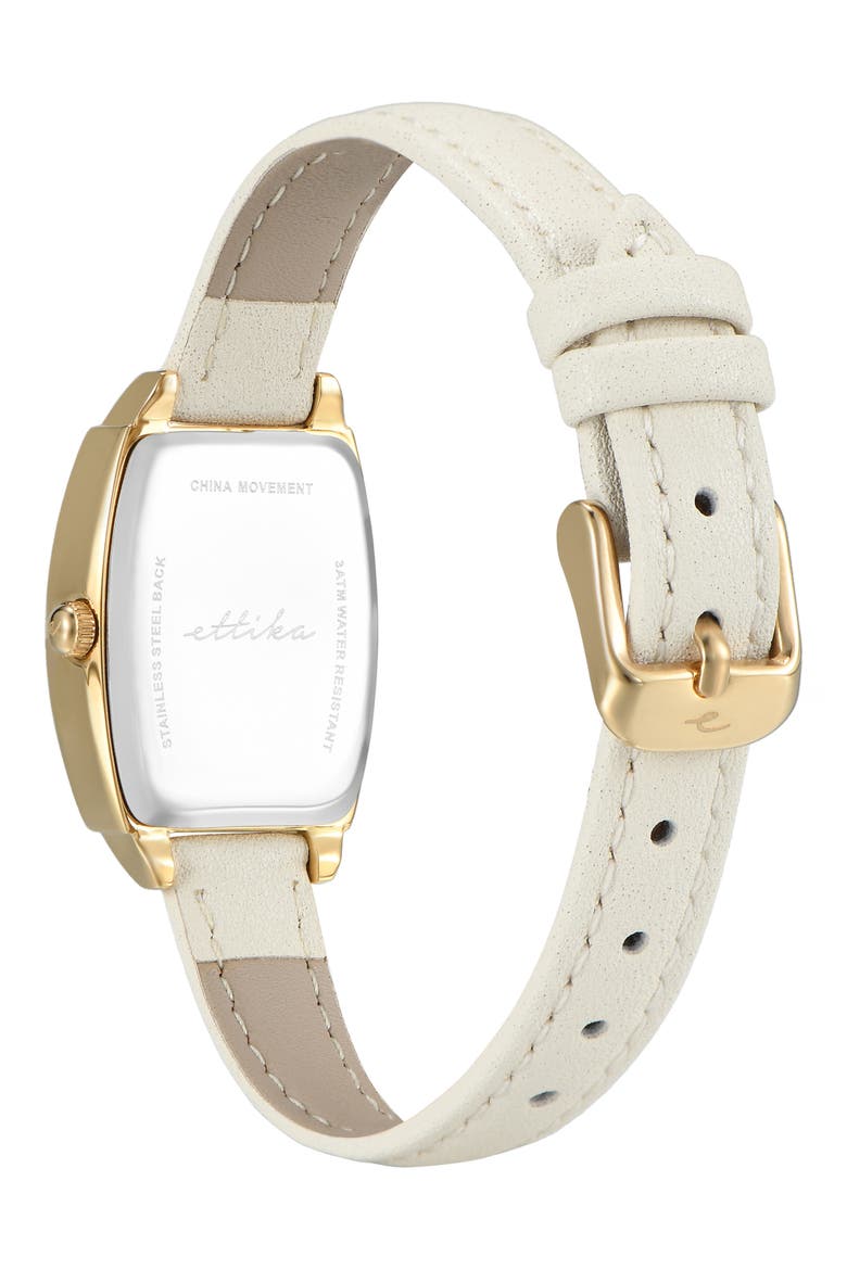Classic Leather Strap Watch, Alternate, color, VANILLA AND BLUSH