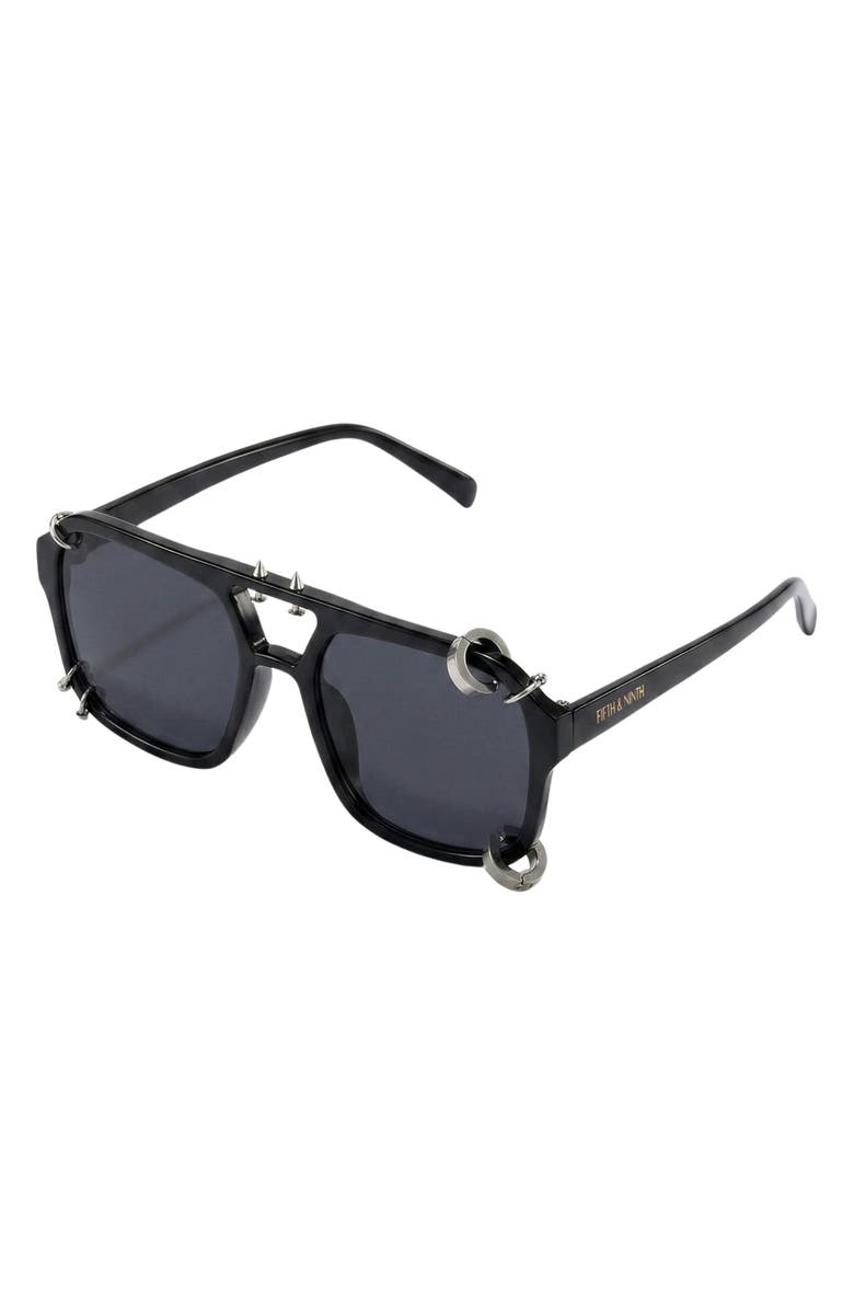 Fifth & Ninth Darcy 55mm Aviator Sunglasses, Alternate, color, 