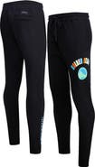PRO STANDARD Men's Pro Standard Black Golden State Warriors Washed Neon Sweatpants