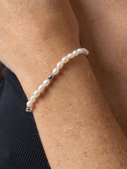 Saint + Sofia Jacqueline Pearl Bracelet In Gold