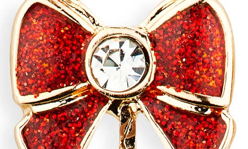 Leith Bow Linear Earrings In Gold