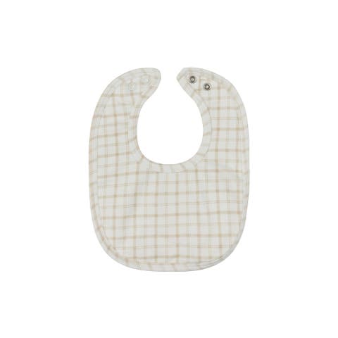 Modal French Terry Plaid Sheep Collection - Bib