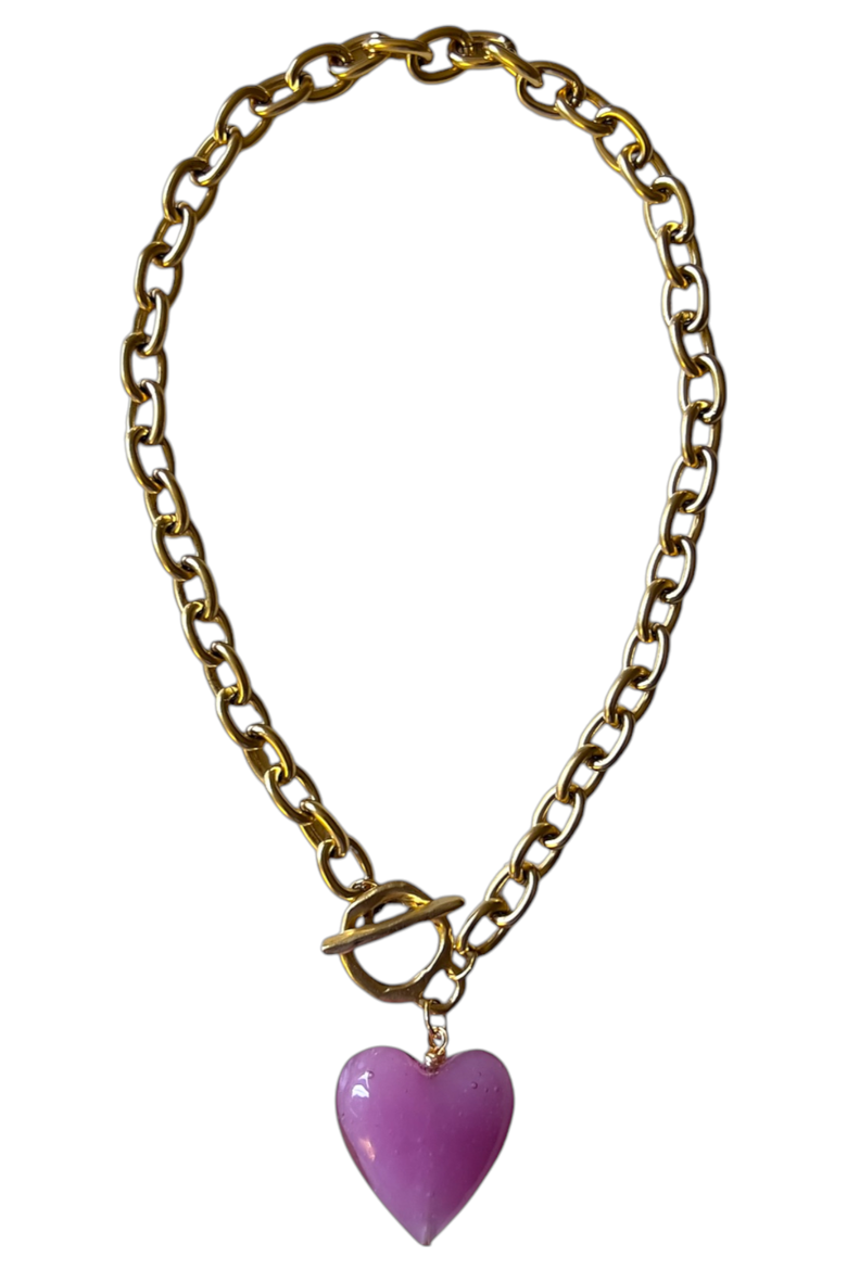 Amore Necklace, Main, color, Muted Mauve