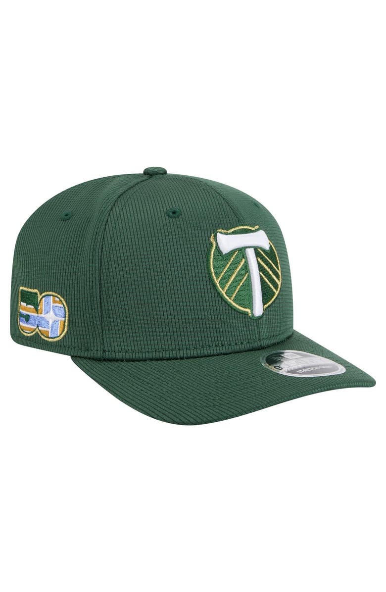 New Era Men's New Era  Green Portland Timbers 2025 Jersey Hook 9SEVENTY Stretch-Snap Hat, Main, color, 