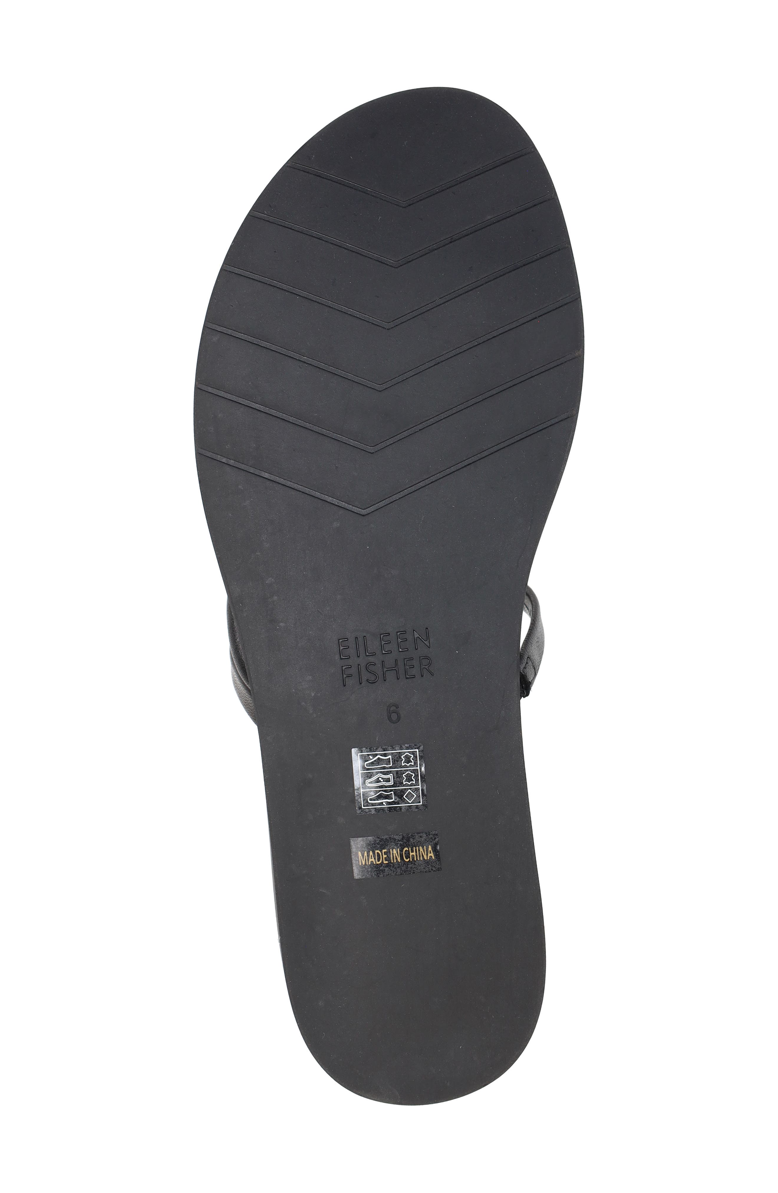 Eileen Fisher Dorado Slide Sandal, Alternate, color, Black