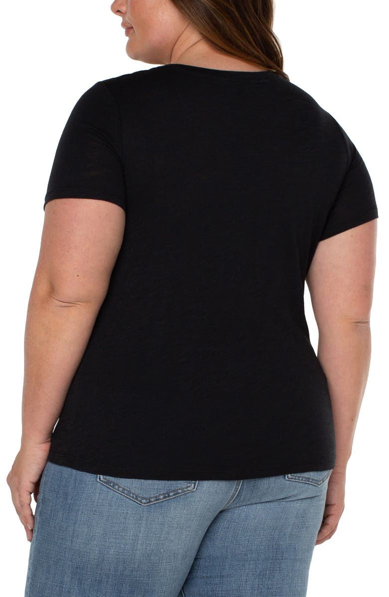 Liverpool Los Angeles Slub Jersey V-Neck T-Shirt, Alternate, color,