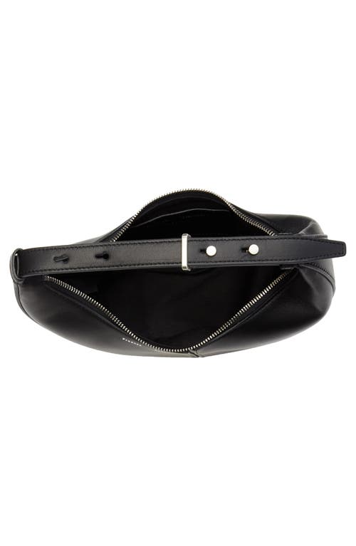 Proenza Schouler Slide Mini Paneled Leather Shoulder Bag In Black
