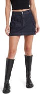 AG x EmRata Colombo Cotton Denim Cargo Miniskirt