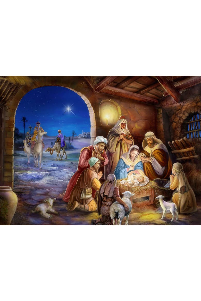 Upon A Holy Night 1000 piece Jigsaw Puzzle for Adults, Alternate, color, Multicolor