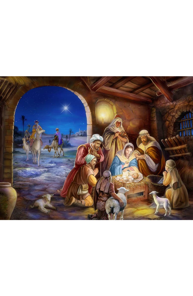 Sunsout Upon A Holy Night 1000 piece Jigsaw Puzzle for Adults, Alternate, color, Multicolor