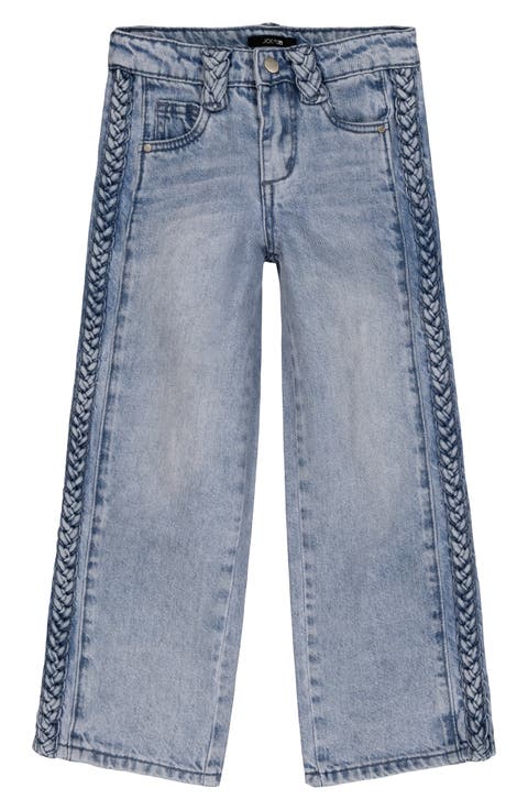 Kids' Mia Wide Leg Jeans (Little Kid)