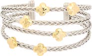 Juvell Two-Tone Cuff Bracelet
