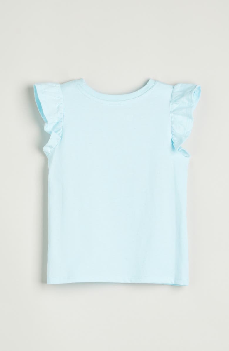 Tucker + Tate Kids' Ruffle Sleeve Cotton Graphic T-Shirt, Alternate, color, Blue Saltwater Care Bear