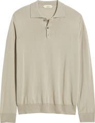 Aurélien Long Sleeve Cashwool® Polo Sweater