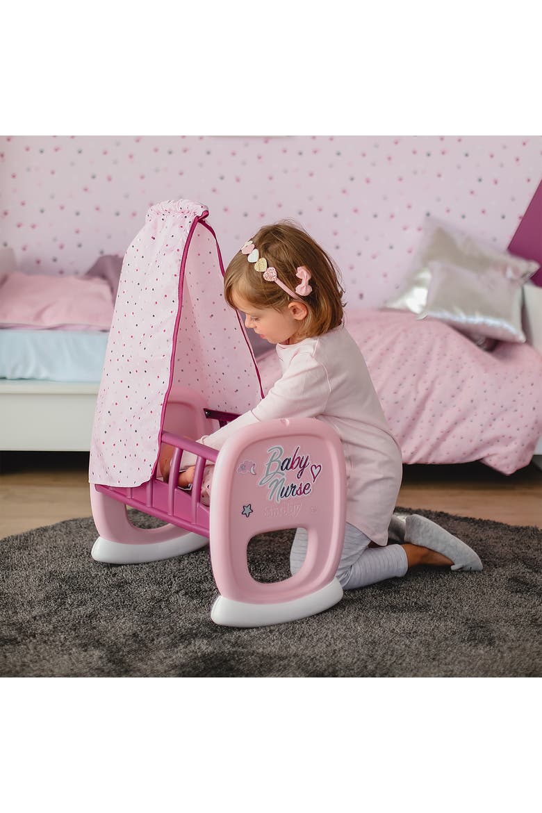 Baby Doll Nurse Cradle, Pink, Alternate, color, Pink