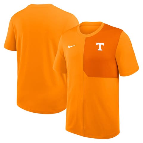 Men's Nike Tennessee Orange Tennessee Volunteers 2025 Sideline UV Performance Coach T-Shirt
