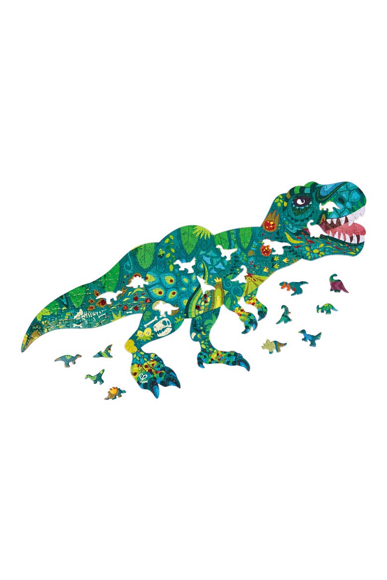 Dinosaur Shimmer 202-Piece Floor Puzzle, Main, color, MULTIPLECOLOR