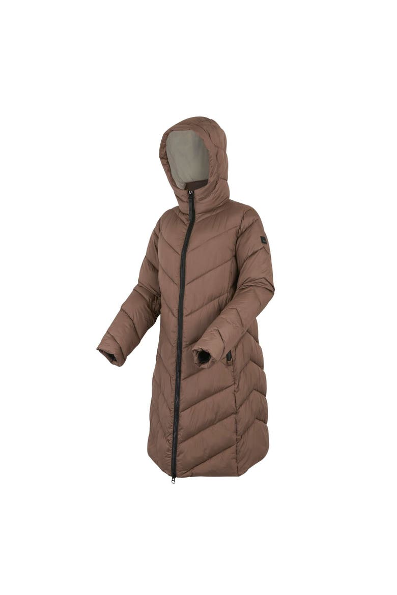 Anita Padded Jacket, Alternate, color, Brown