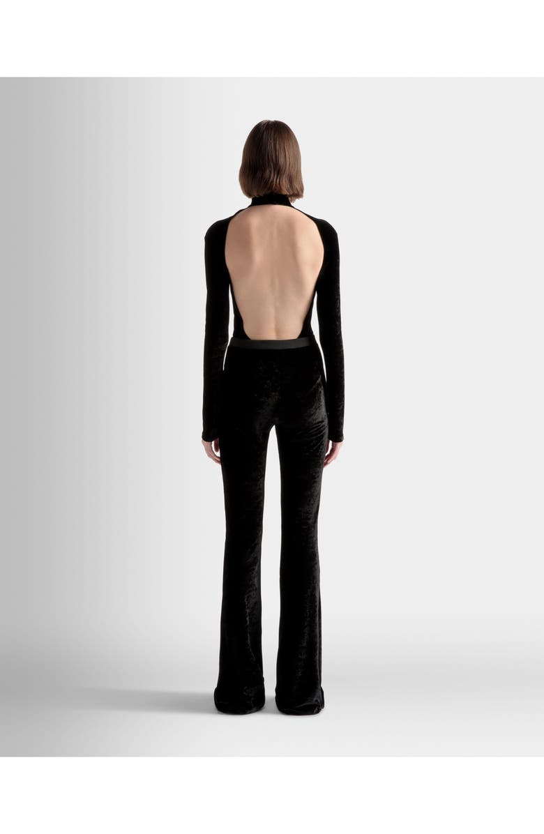 Bally High Neck Bodysuit, Alternate, color, Black