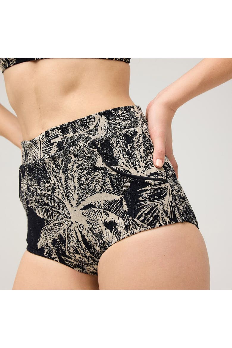 Georgia High Waist Bikini Bottom - Women's, Alternate, color, Madeira