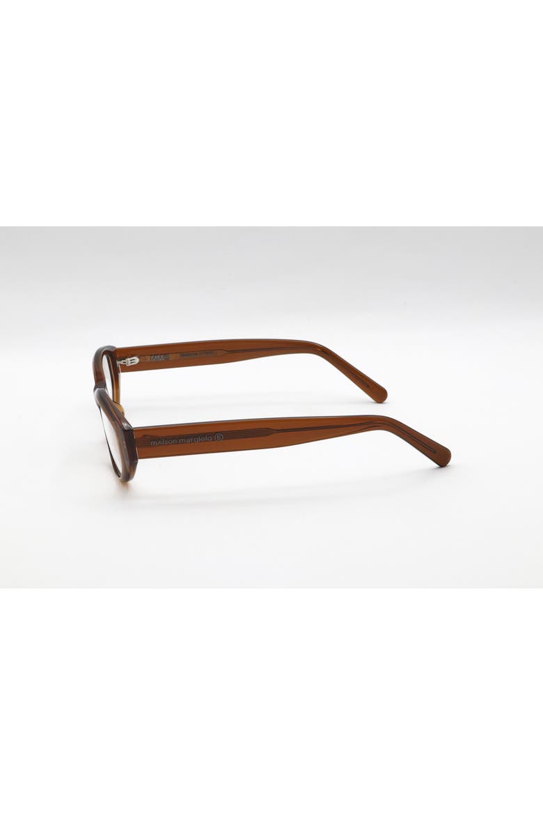 54mm Round Optical Glasses, Alternate, color, BROWN
