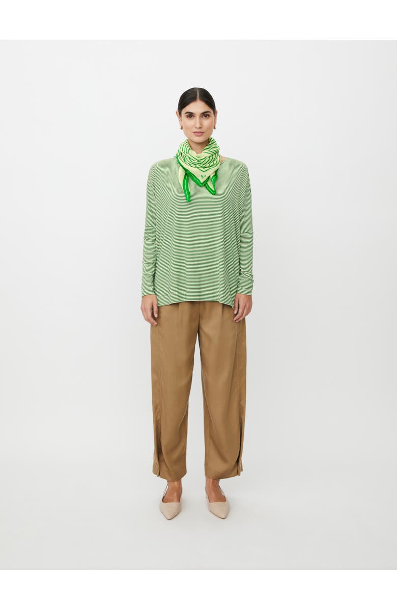 Masai Copenhagen Featherlight Striped Scarf, Alternate, color, Mint Green