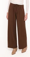 Petal & Pup Davis Pleated Wide Leg Knit Pants