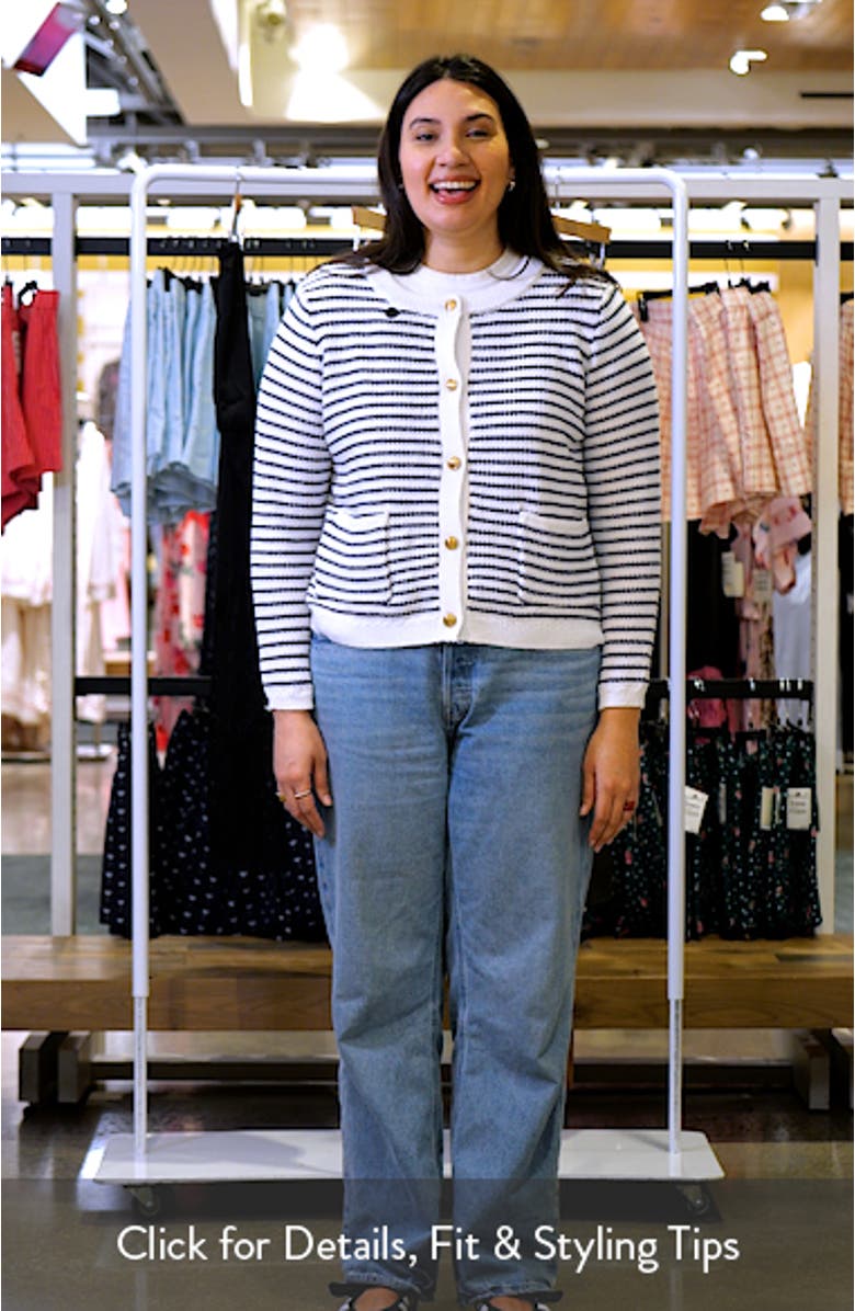 Piera Stripe Cardigan, sales video thumbnail