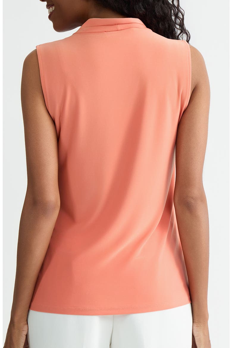 Pleated Sleeveless Top, Alternate, color, MANDARIN