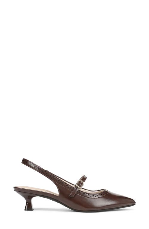 Lifestride Marilyn Slingback Pointed Toe Kitten Heel Pump