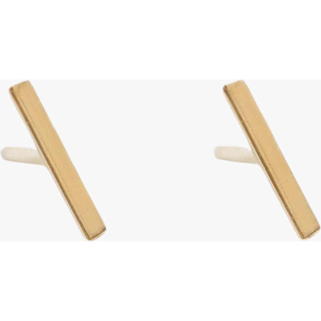 Kinn Micro Bar Stud Earrings In Pair
