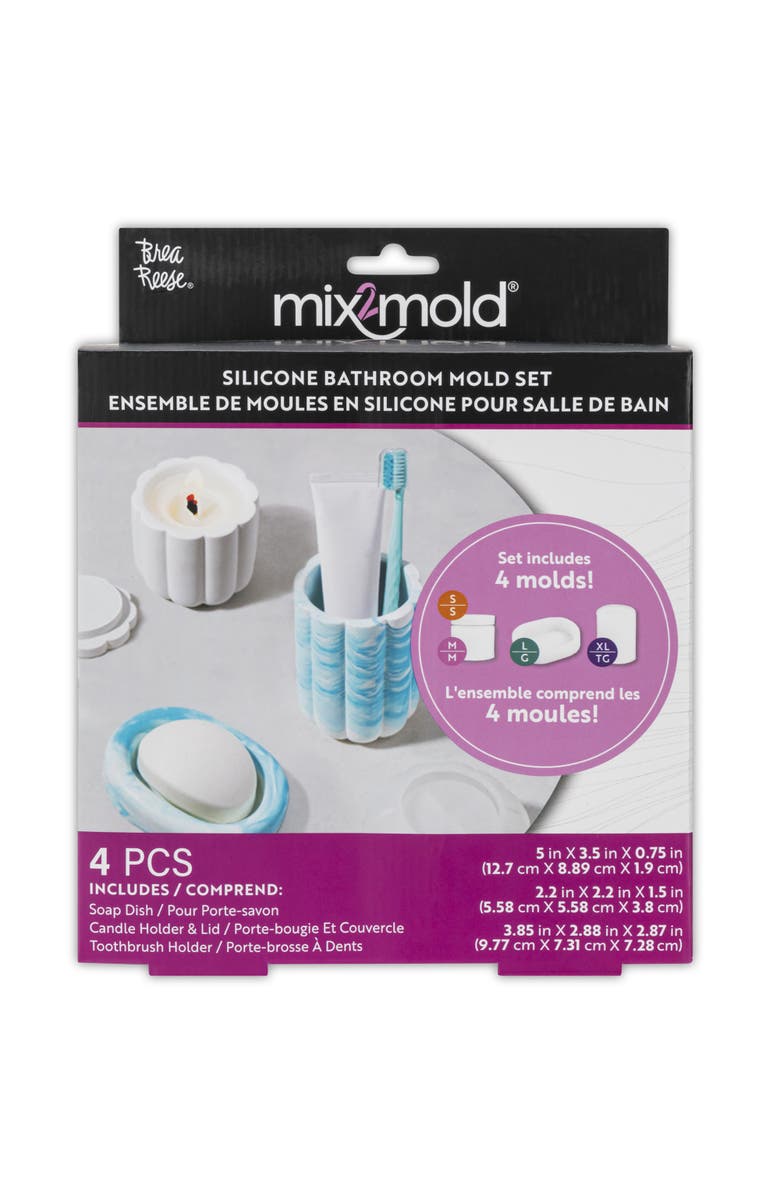 Brea Reese Mix2Mold Molds Value Set Bathroom 4Pc, Main, color, Multicolored