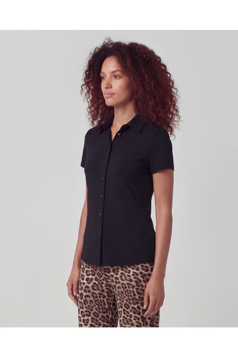 Solid Womens Shirts, Alternate, color, Black