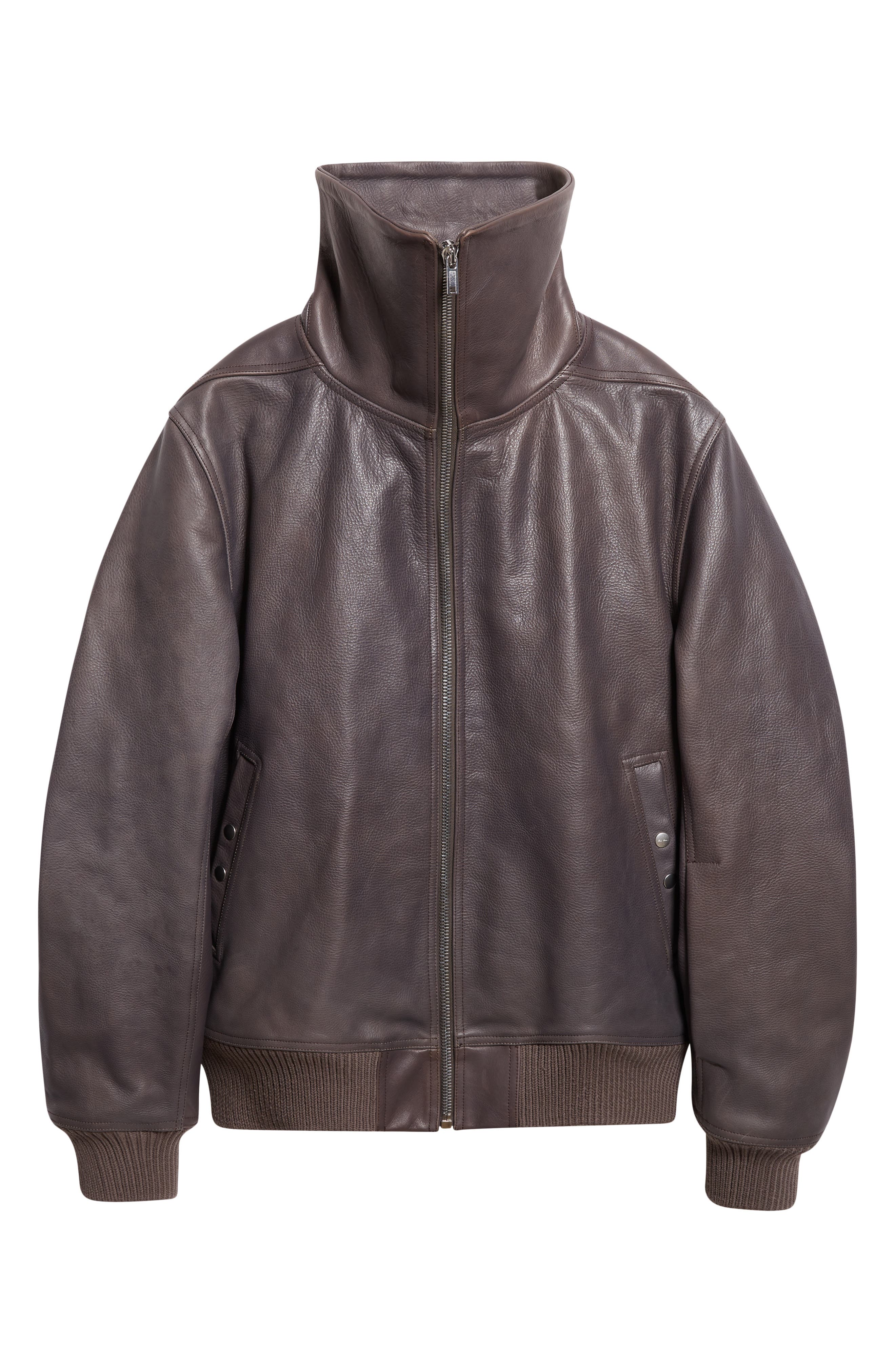 Blixa Dracucollar Leather Bomber Jacket (Men) | Nordstrom