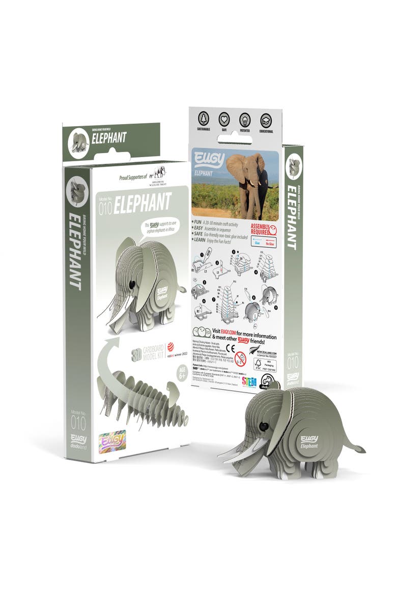 Elephant 3D Puzzle, Main, color, No Color