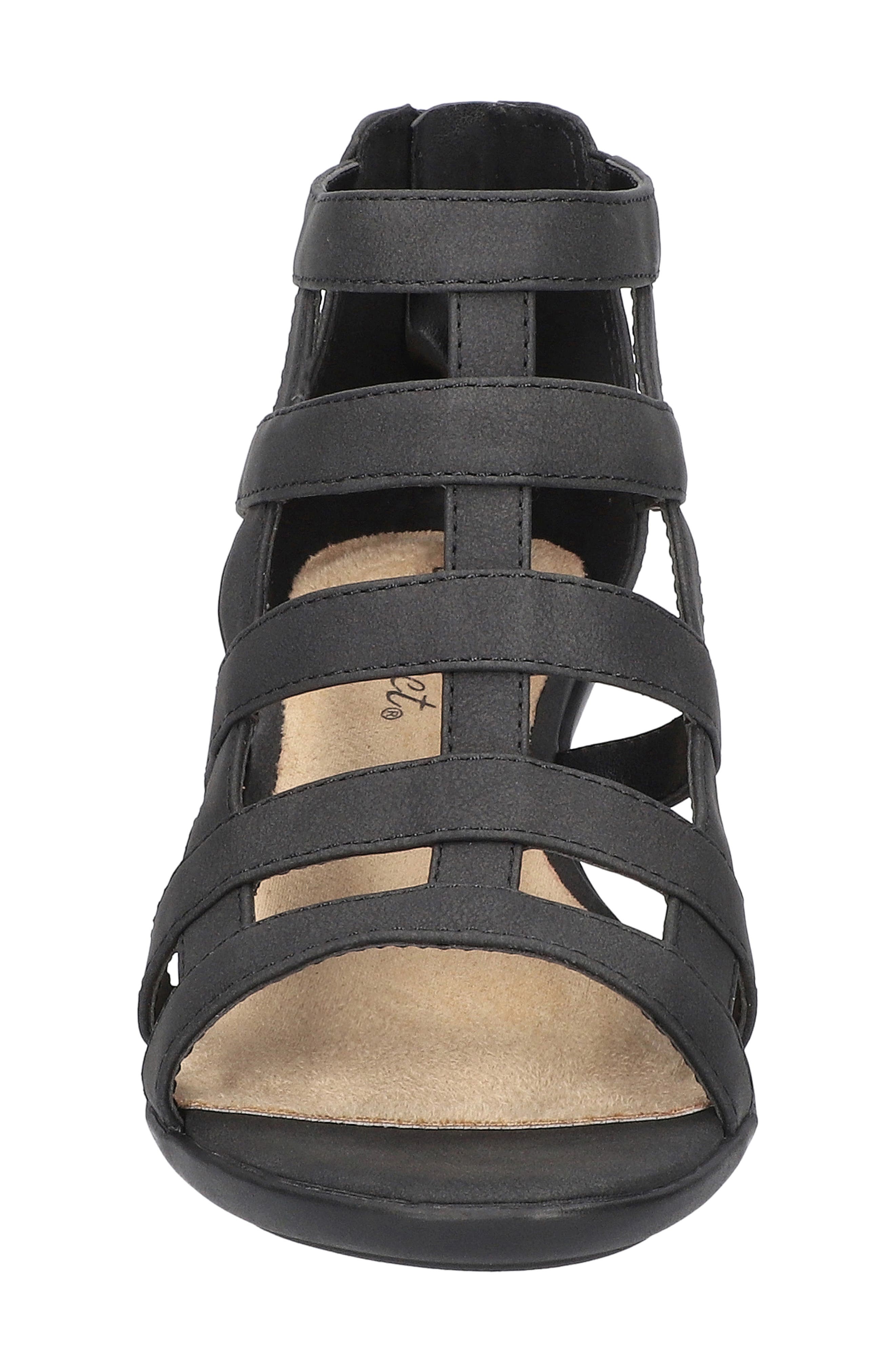 EASY STREET Marg Sandal, Alternate, color, Black