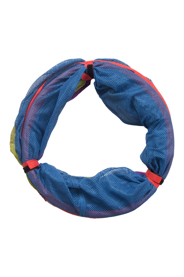 6-Foot See-Through Institutional Tunnel, Alternate, color, PURPLE GREEN BLUE