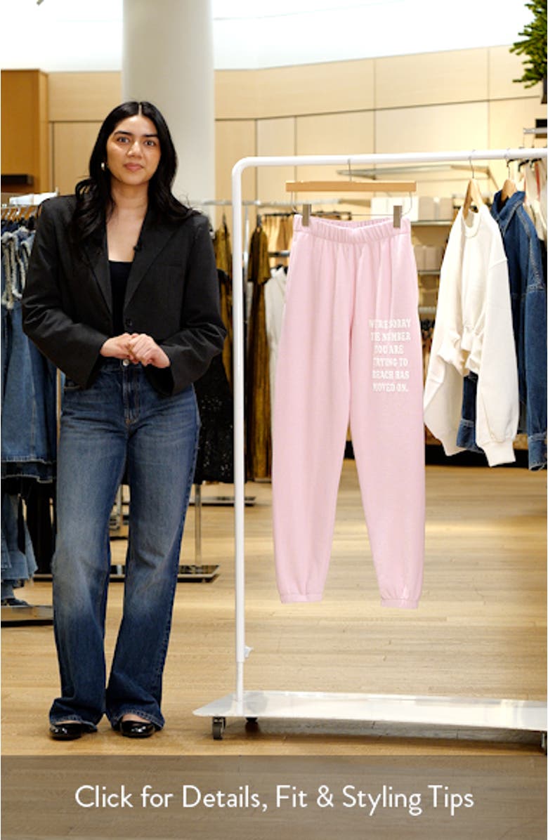 1-800 Revamped Mac Slim Waffle Knit Graphic Joggers, sales video thumbnail