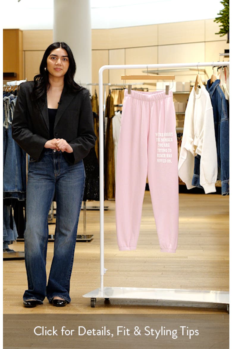 1-800 Revamped Mac Slim Waffle Knit Graphic Joggers video