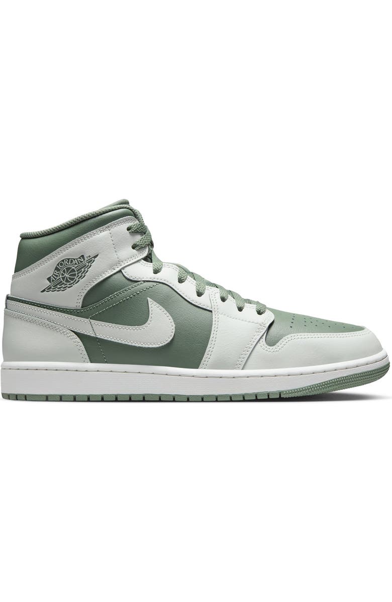 Jordan Air Jordan 1 Mid Basketball Sneaker, Alternate, color, Summit White/ Vintage Lichen