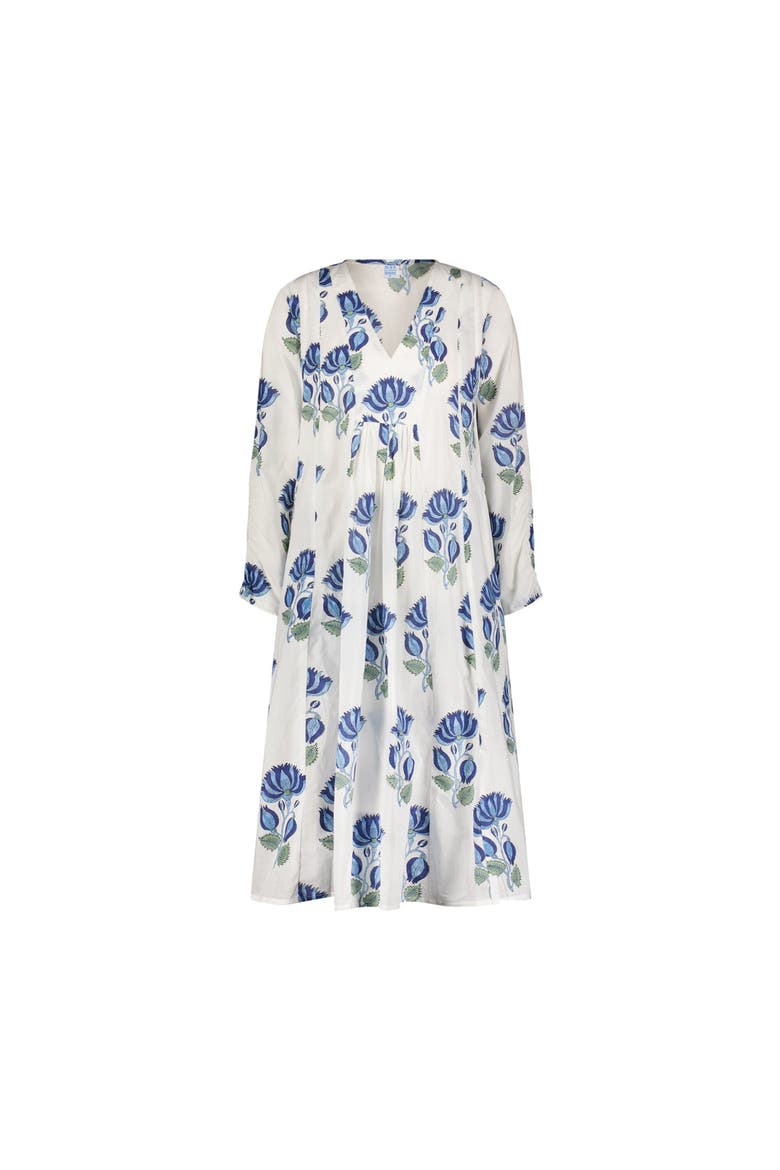 St Barth Womens Kaftan, Main, color, Blue