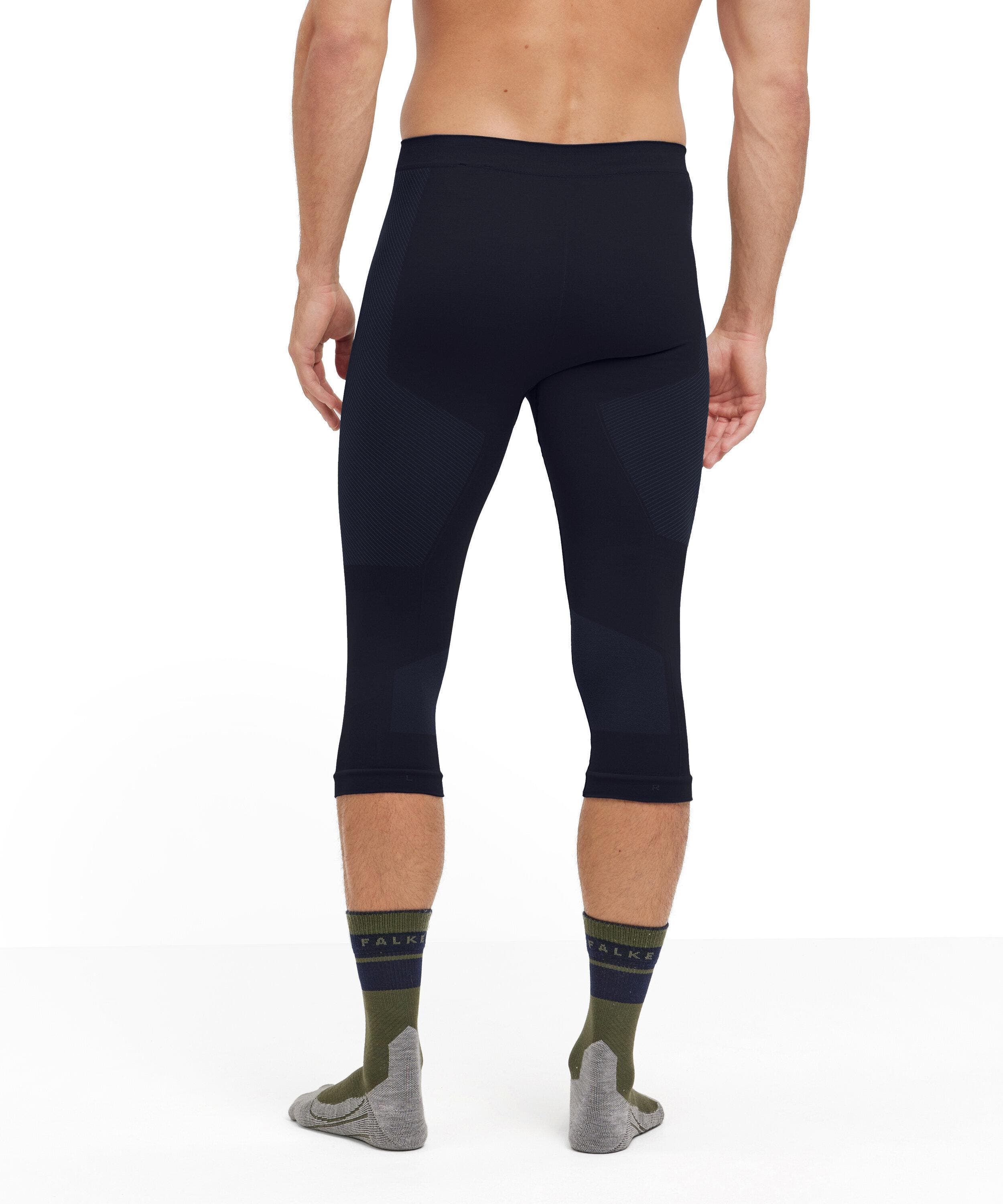 FALKE Wool-Tech Long M TI laine séchage rapide 1 pièce, Couche de base inférieure Homme, Bleu (Capitain 6751), L