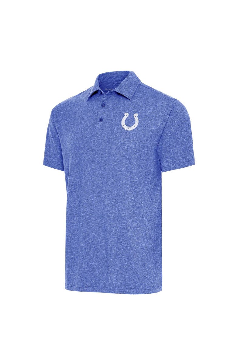 ANTIGUA Men's Antigua  Heather Royal Indianapolis Colts Par Polo, Alternate, color, Heather Royal