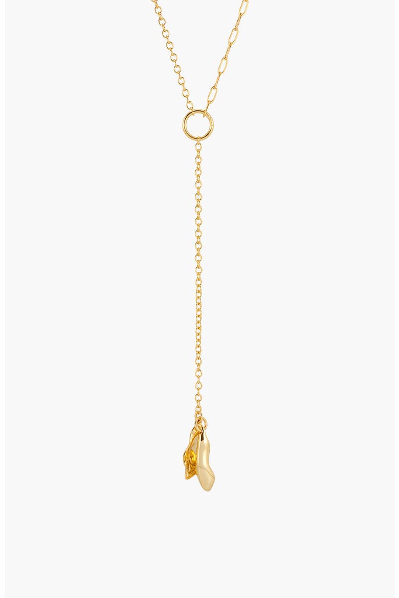 Lasa Lariat Mix Chain Necklace in Gold, Main, color, Gold
