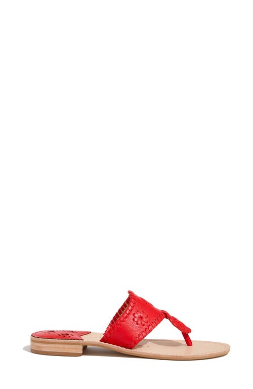 Jack Rogers Jacks Flat Sandal In Red