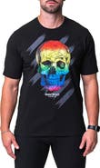 Maceoo Skull Graphic T-Shirt